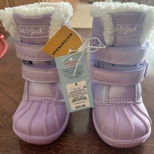 Cat & Jack Kids' Purple Winter Boots